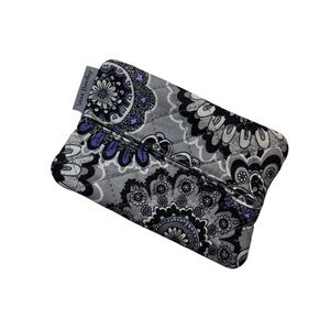 Vera Bradley Floral Kleenex Tissue Pouch Tranquil Medallion mandala gray purple